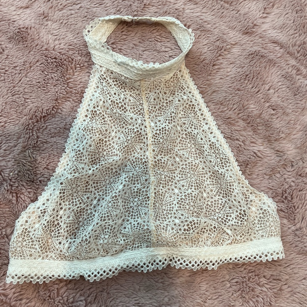 VICTORIA’S SECRET high neck halter bralette size small